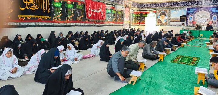 تصاویر/ دومین روز ترتیل‌خوانی قرآن در شهر امام حسن