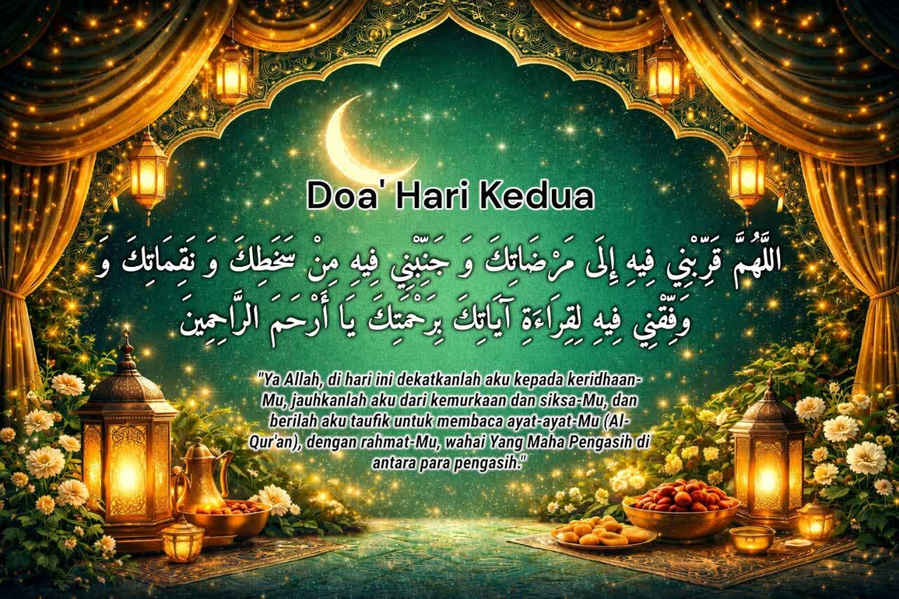 Syarah Doa' | Beberapa Poin Kunci dalam Doa Hari Kedua Bulan Ramadan