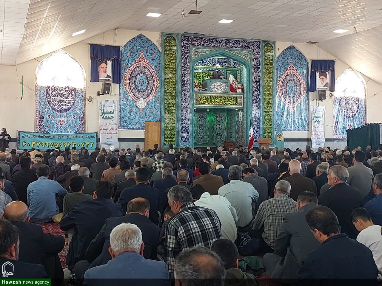تصاویر/ اقامه نماز جمعه شهر بهار