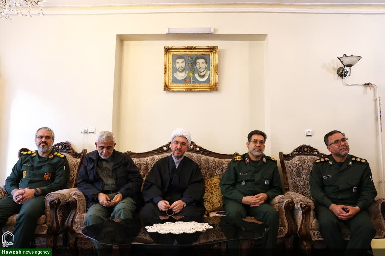 تقدیر سردار زارع کمالی از خانواده شهید