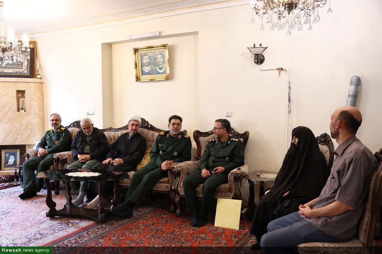 تقدیر سردار زارع کمالی از خانواده شهید