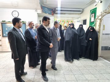 بازدید استاندار قم و مدیر جامعه‌الزهرا سلام‌الله‌علیها از مجتمع آموزشی تربیتی هدی