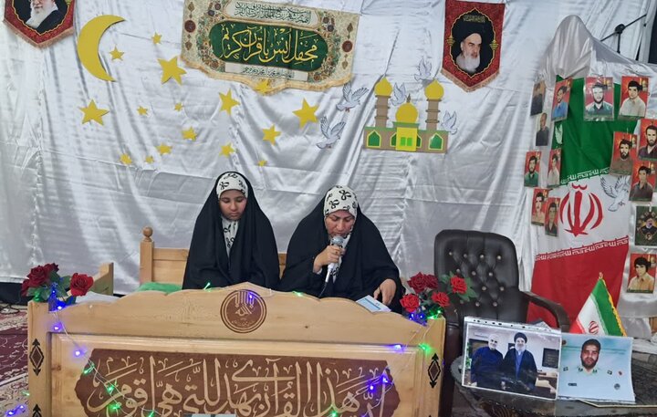 تصاویر/ سومبن شب محفل قرآنی دختران دوراهک