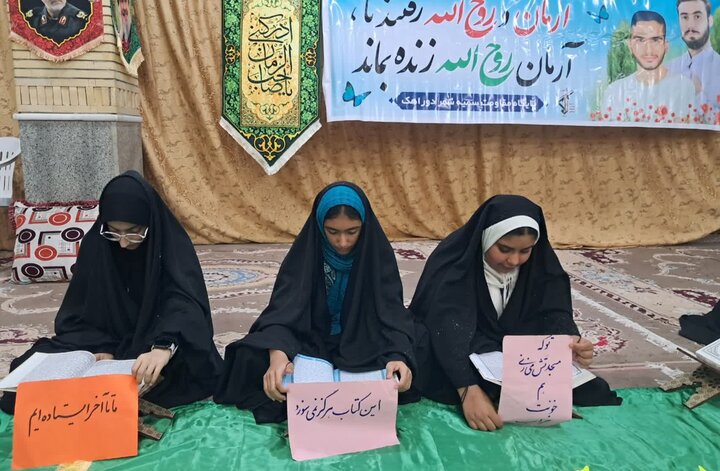 تصاویر/ سومبن شب محفل قرآنی دختران دوراهک