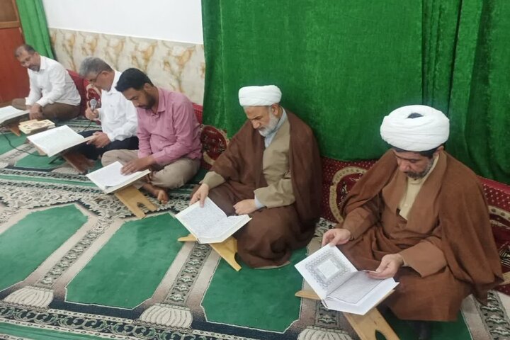 تصاویر/ مراسم ترتیل‌خوانی قرآن در برازجان