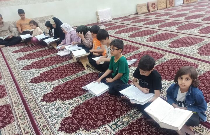 تصاویر/ مراسم ترتیل‌خوانی قرآن در برازجان