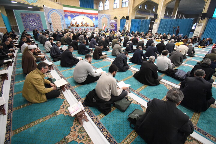 تصاویر/ مراسم جزء خوانی قرآن کریم در مصلی ارومیه