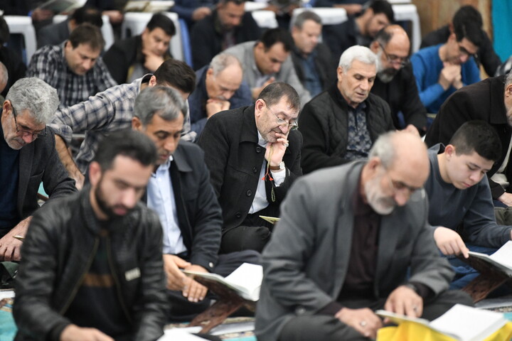 تصاویر/ مراسم جزء خوانی قرآن کریم در مصلی ارومیه