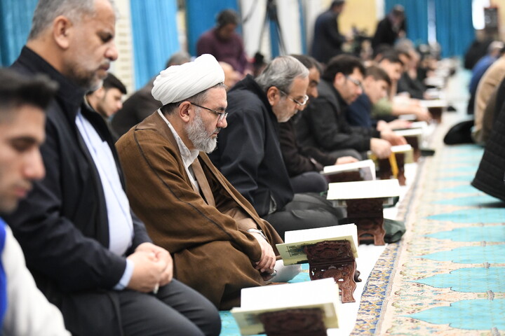 تصاویر/ مراسم جزء خوانی قرآن کریم در مصلی ارومیه