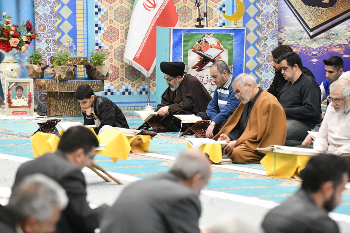 تصاویر/ مراسم جزء خوانی قرآن کریم در مصلی ارومیه