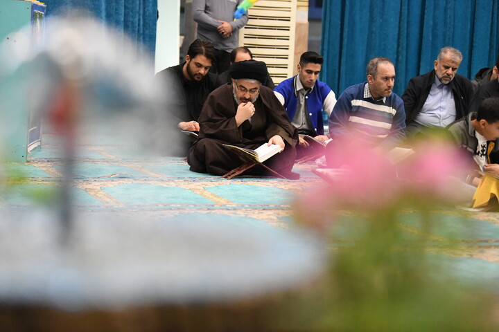 تصاویر/ مراسم جزء خوانی قرآن کریم در مصلی ارومیه
