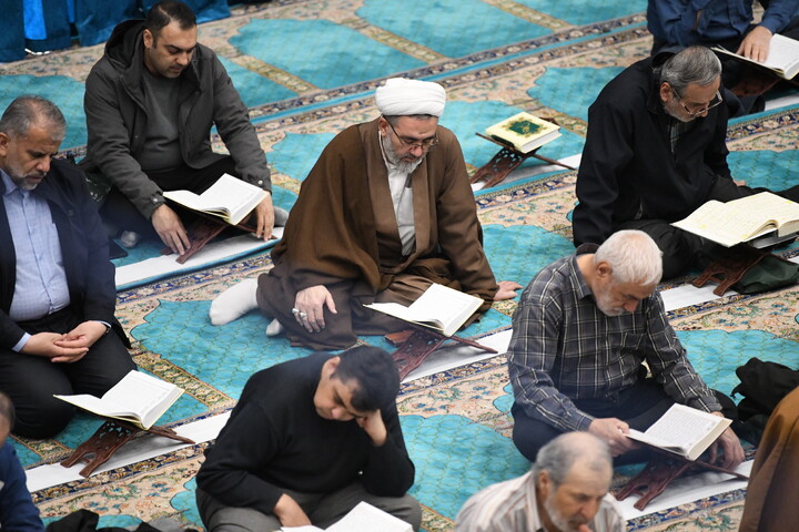 تصاویر/ مراسم جزء خوانی قرآن کریم در مصلی ارومیه