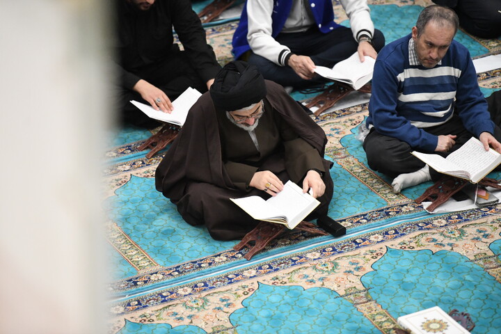 تصاویر/ مراسم جزء خوانی قرآن کریم در مصلی ارومیه