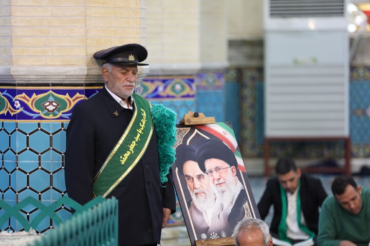 تصاویر/ آیین ترتیل خوانی قرآن کریم در امامزاده سید جعفر(ع) محمد استان یزد