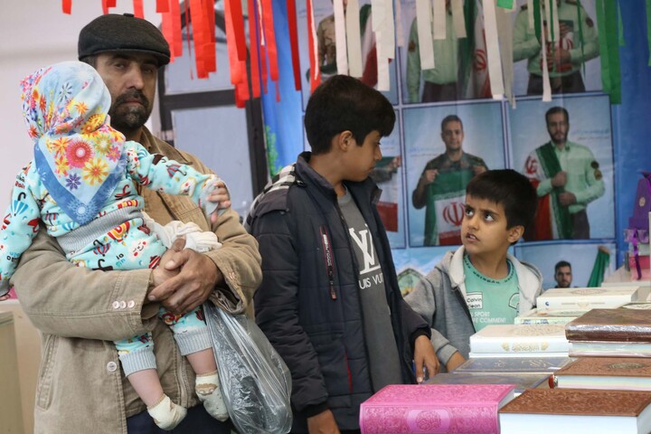 تصاویر| بازدید از طرح "از خاکستر تا روشنایی" در نمایشگاه قرآن بیرجند