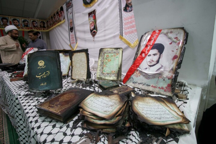 تصاویر| بازدید از طرح "از خاکستر تا روشنایی" در نمایشگاه قرآن بیرجند