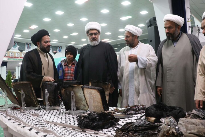تصاویر| بازدید از طرح "از خاکستر تا روشنایی" در نمایشگاه قرآن بیرجند