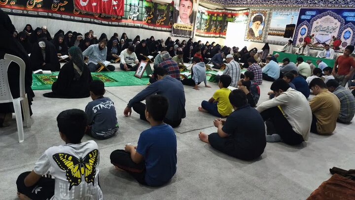 تصاویر/ سومین‌روز ترتیل‌خوانی قرآن کریم در شهر امام حسن