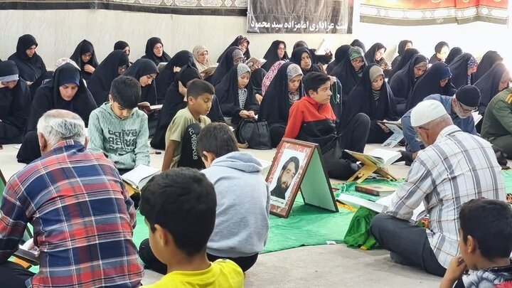 تصاویر/ سومین‌روز ترتیل‌خوانی قرآن کریم در شهر امام حسن