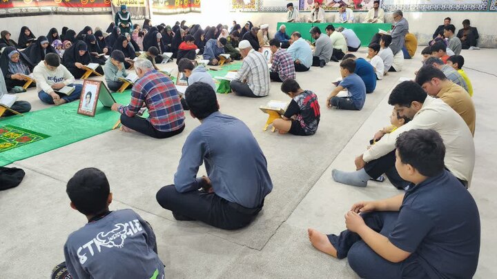 تصاویر/ سومین‌روز ترتیل‌خوانی قرآن کریم در شهر امام حسن