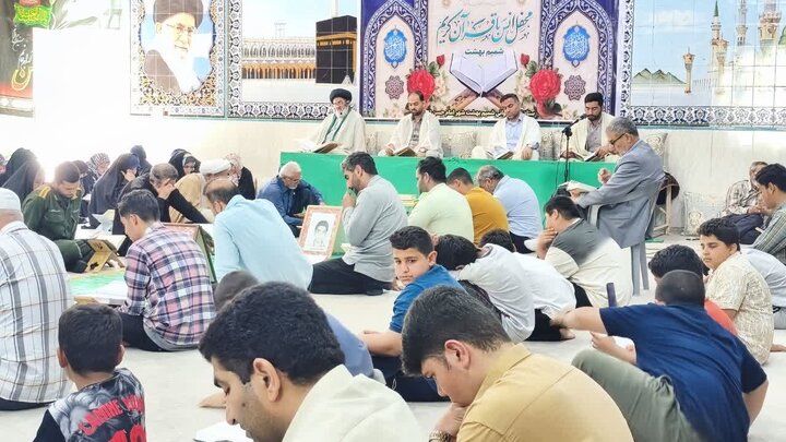 تصاویر/ سومین‌روز ترتیل‌خوانی قرآن کریم در شهر امام حسن