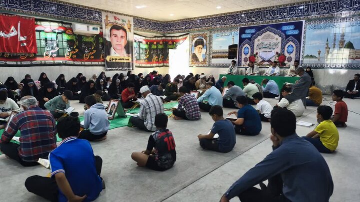 تصاویر/ سومین‌روز ترتیل‌خوانی قرآن کریم در شهر امام حسن