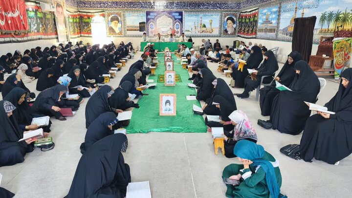 تصاویر/ سومین‌روز ترتیل‌خوانی قرآن کریم در شهر امام حسن