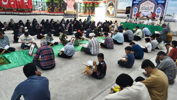 تصاویر/ سومین‌روز ترتیل‌خوانی قرآن کریم در شهر امام حسن
