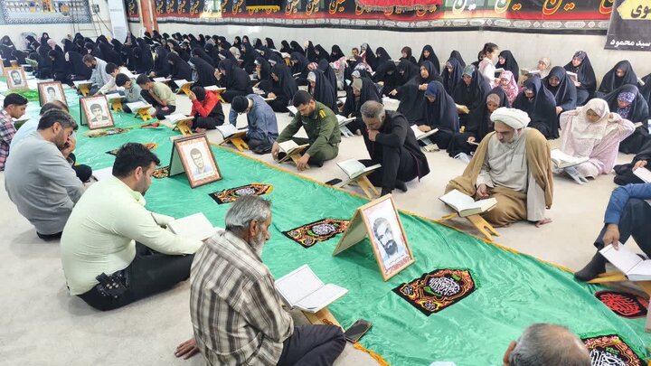 تصاویر/ سومین‌روز ترتیل‌خوانی قرآن کریم در شهر امام حسن