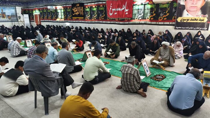 تصاویر/ سومین‌روز ترتیل‌خوانی قرآن کریم در شهر امام حسن
