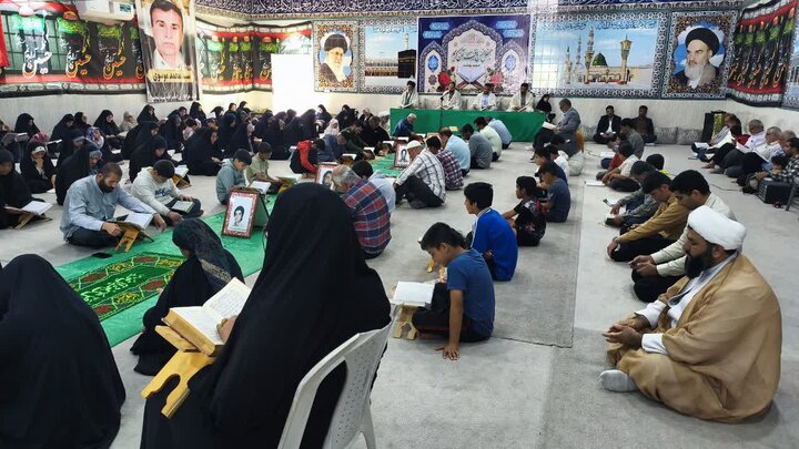 تصاویر/ سومین‌روز ترتیل‌خوانی قرآن کریم در شهر امام حسن