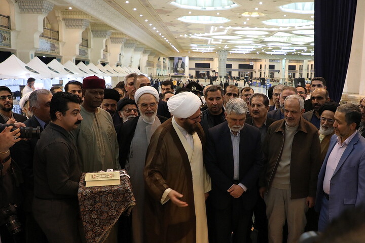 تصاویر/ آیین افتتاحیه  سی و سومین نمایشگاه بین المللی قرآن کریم