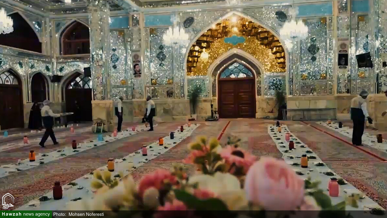 فیلم| افطاری ساده امامزاده حسین بن موسی الکاظم(ع) طبس