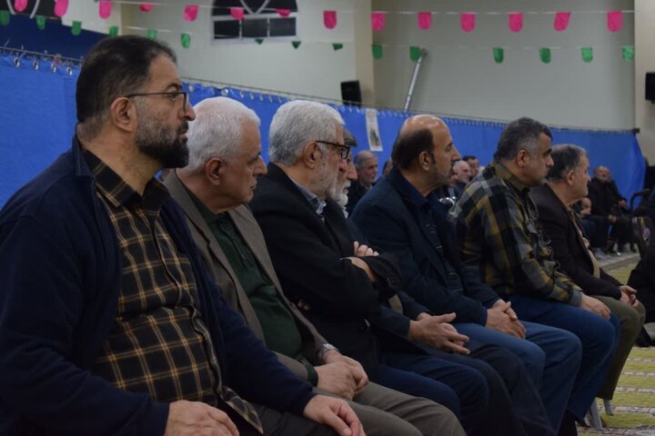 تصاویر/ مراسم سالگرد ابوالشهید حاج ابراهیم بزرگی راد پدر شهید سعید بزرگی راد در فومن