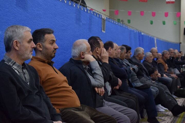 تصاویر/ مراسم سالگرد ابوالشهید حاج ابراهیم بزرگی راد پدر شهید سعید بزرگی راد در فومن