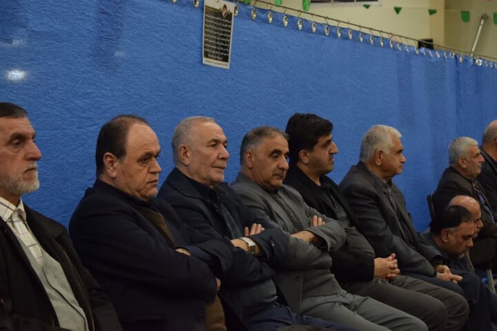 تصاویر/ مراسم سالگرد ابوالشهید حاج ابراهیم بزرگی راد پدر شهید سعید بزرگی راد در فومن