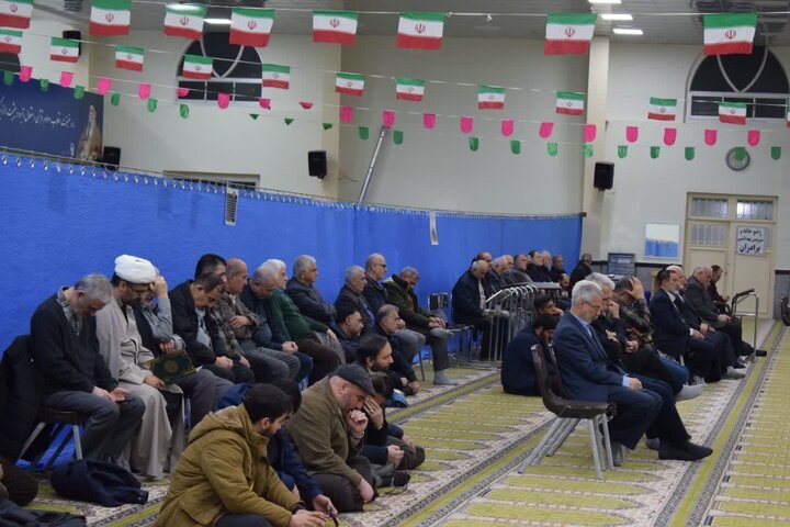 تصاویر/ مراسم سالگرد ابوالشهید حاج ابراهیم بزرگی راد پدر شهید سعید بزرگی راد در فومن