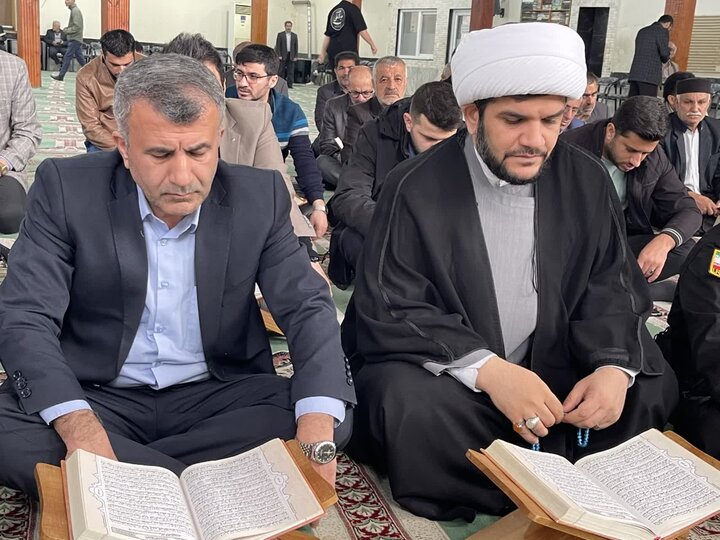 تصاویر/ جلسه تفسیر قرآن با حضور امام جمعه شهرستان تالش