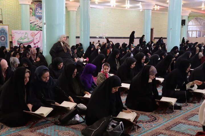 تصاویر/ آیین جمع خوانی قرآن کریم در تکاب