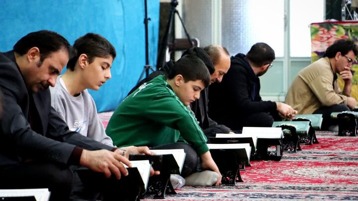 تصاویر/ مراسم جمع خوانی قرآن کریم در سلماس