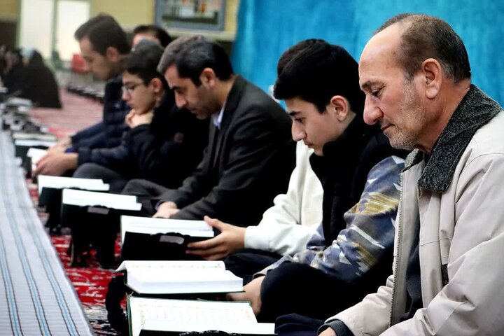 تصاویر/ مراسم جمع خوانی قرآن کریم در سلماس