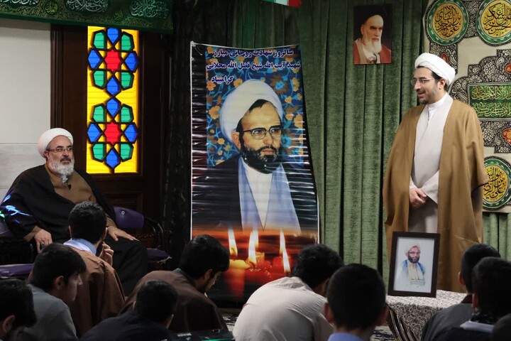 تصاویر/ مراسم گرامیداشت سالروز شهادت آیت‌الله شهید محلاتی (ره) در مدرسه علمیه سالار شهیدان تبریز
