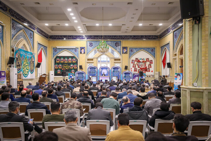 تصاویر / مراسم افتتاحیه برنامه‌های عقیدتی سپاه صاحب‌الأمر(عج) استان قزوین با حضور نماینده ولی فقیه در استان قزوین