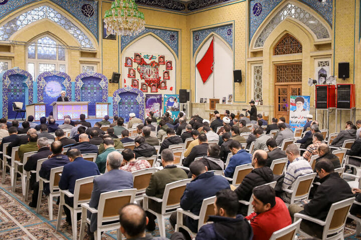 تصاویر / مراسم افتتاحیه برنامه‌های عقیدتی سپاه صاحب‌الأمر(عج) استان قزوین با حضور نماینده ولی فقیه در استان قزوین