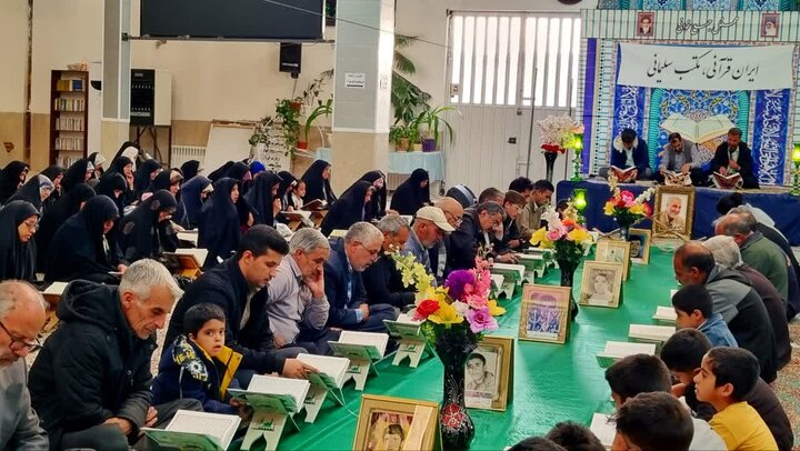 تصاویر/ محفل جزءخوانی قرآن کریم در شهر رابر