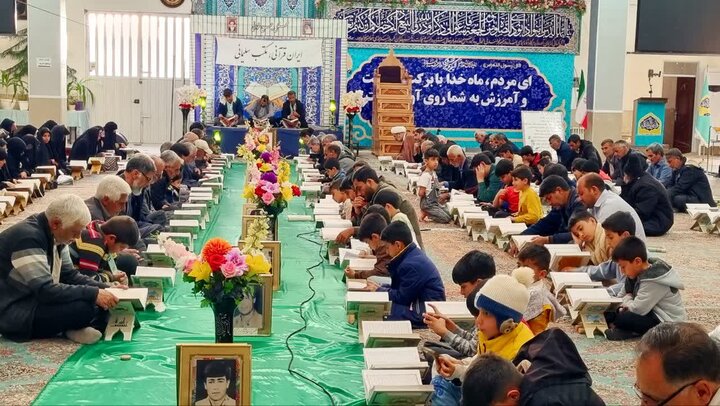 تصاویر/ محفل جزءخوانی قرآن کریم در شهر رابر