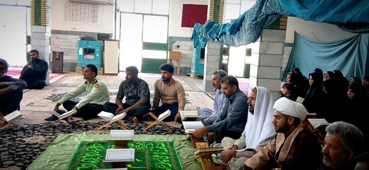 تصاویر/ محفل جزءخوانی قرآن کریم در روستای اسماعیل‌آباد فهرج