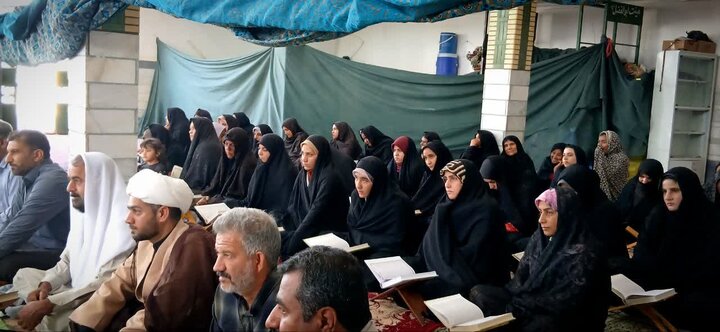 تصاویر/ محفل جزءخوانی قرآن کریم در روستای اسماعیل‌آباد فهرج