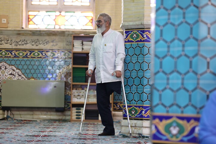 تصاویر/ آیین ترتیل خوانی قرآن کریم در امامزاده سید جعفر(ع) محمد استان یزد