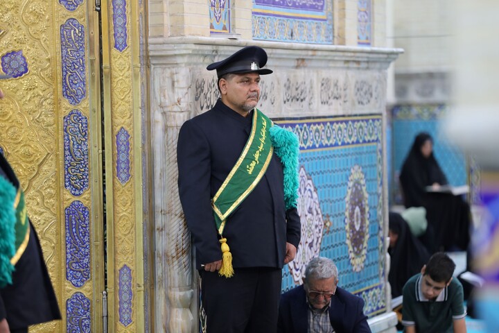 تصاویر/ آیین ترتیل خوانی قرآن کریم در امامزاده سید جعفر(ع) محمد استان یزد